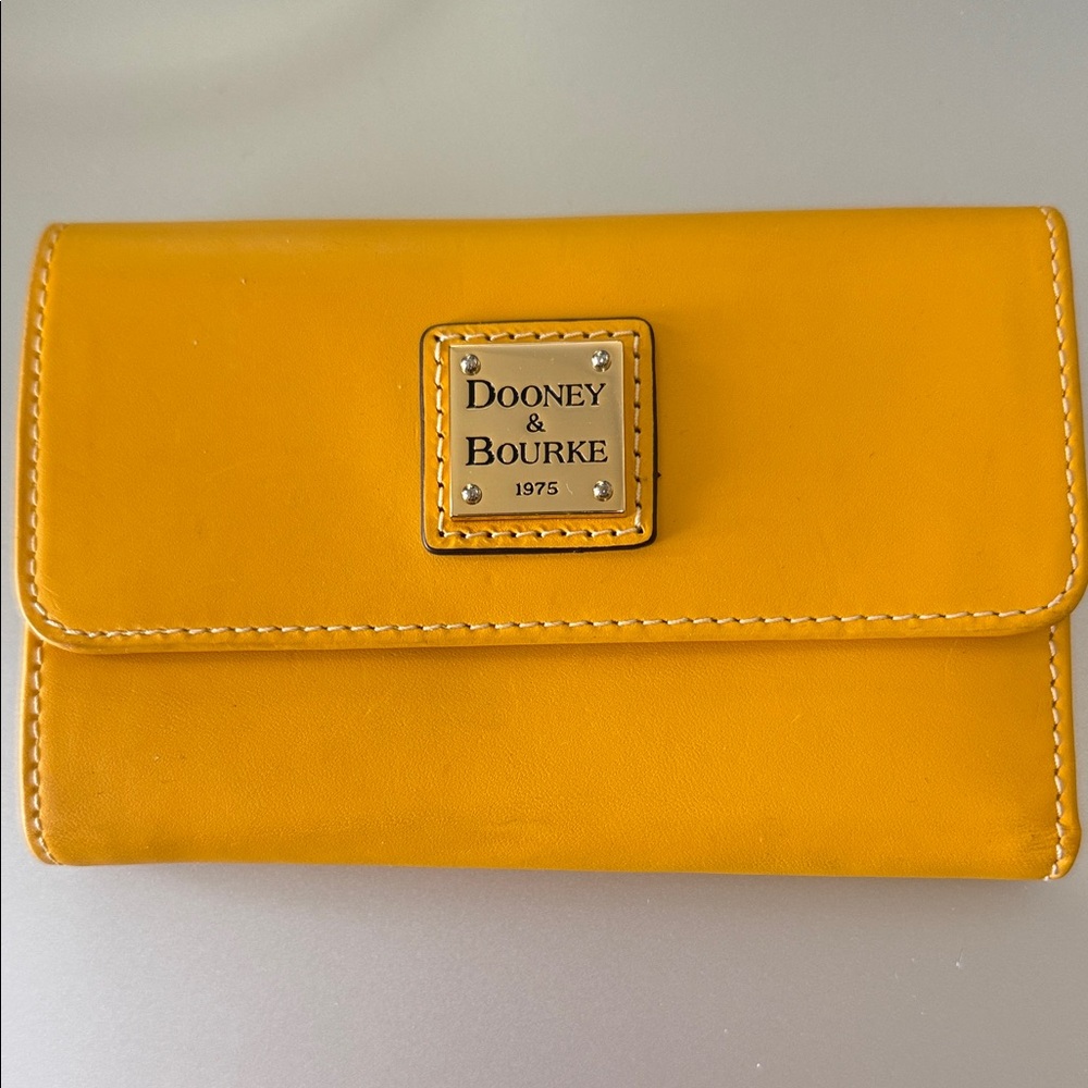 Dooney & Bourke Mustard Yellow Wallet
